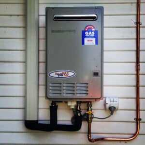 Close-up Of A High-quality Hot Water System